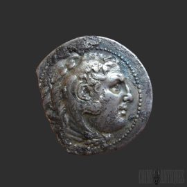 Kingdom of Macedon Alexander III “The Great” AR Tetradrachm, Ancient Greek Silver Coin