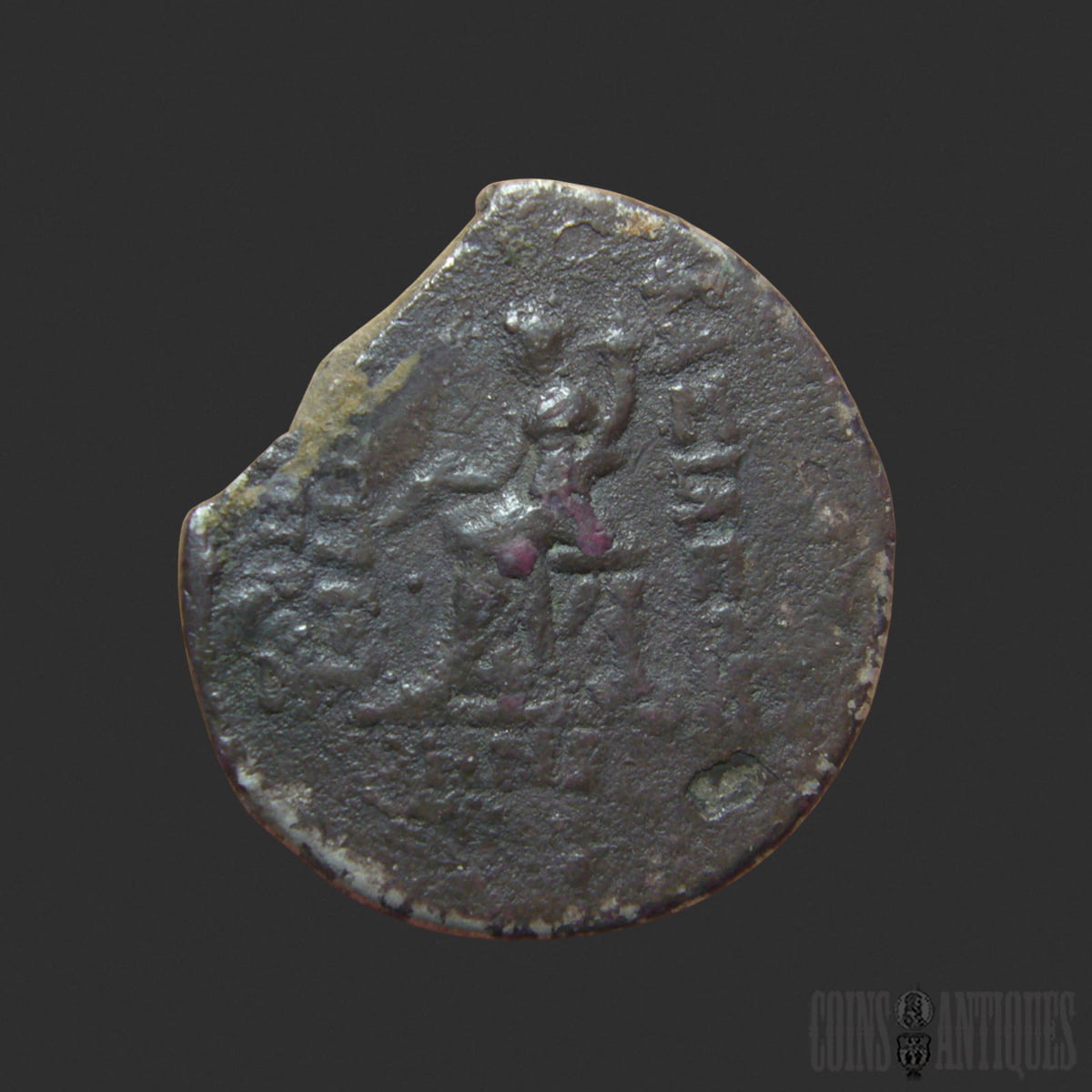 Antiochus III the Great silver coin from the ancient Seleucid Empire, dated 223–187 BC